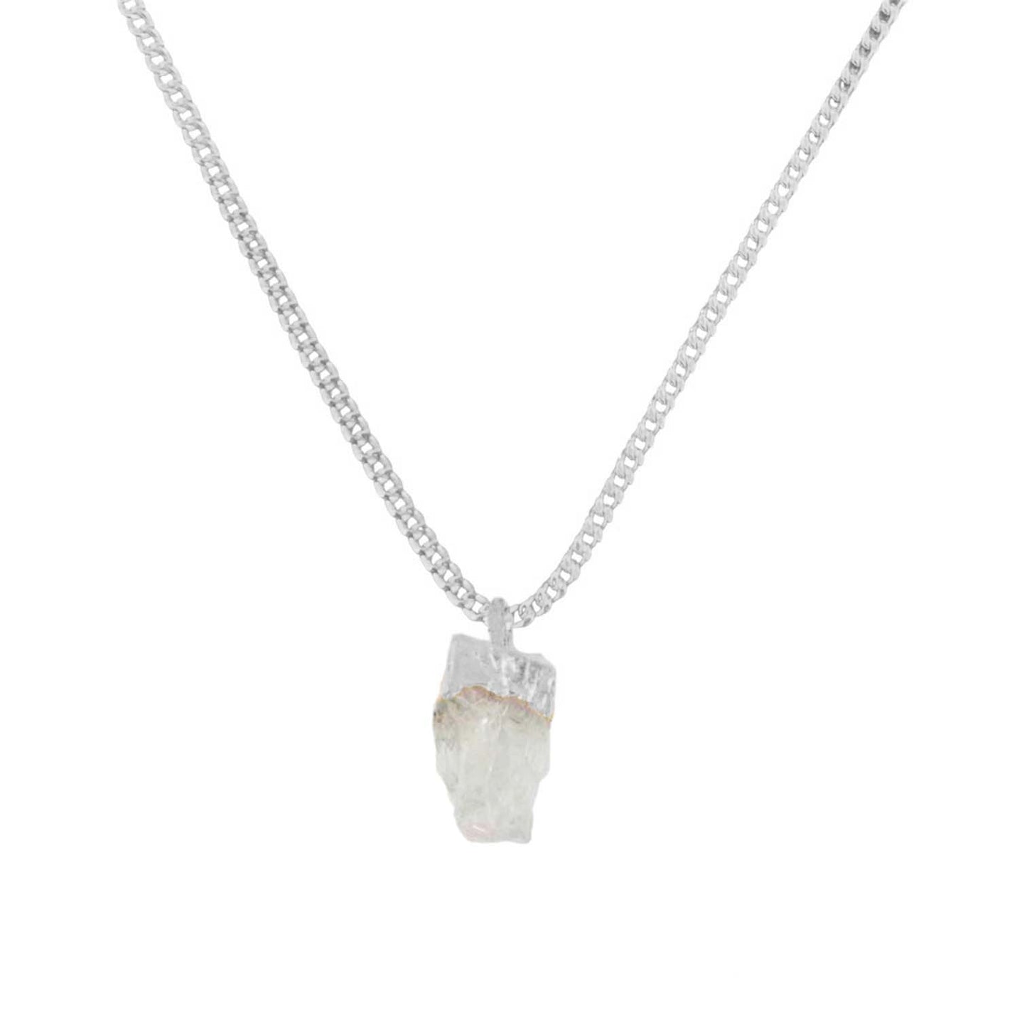 COLLAR ARMONIA PIEDRA LUNA PLATA