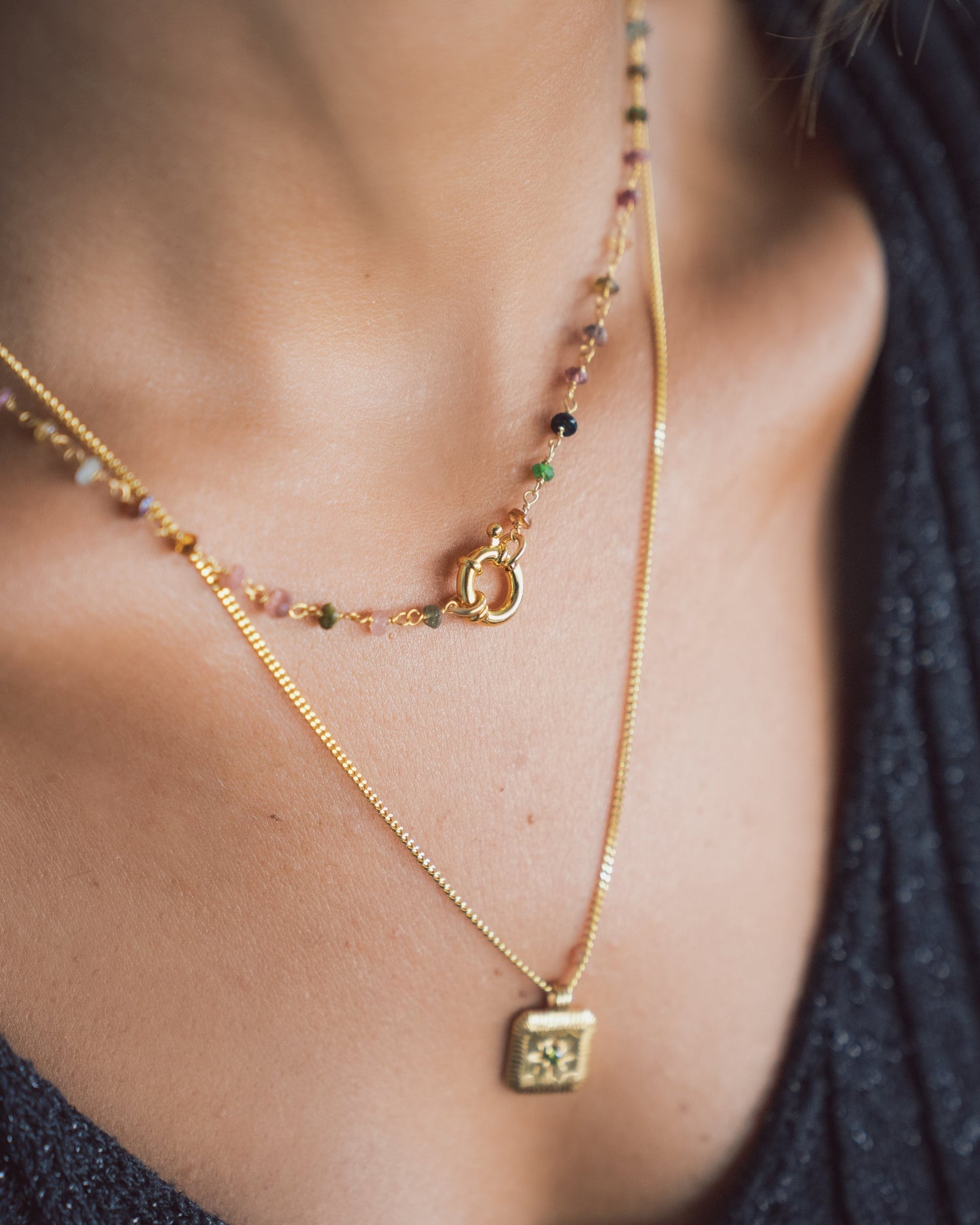 COLLAR BIRTHSTONE DICIEMBRE