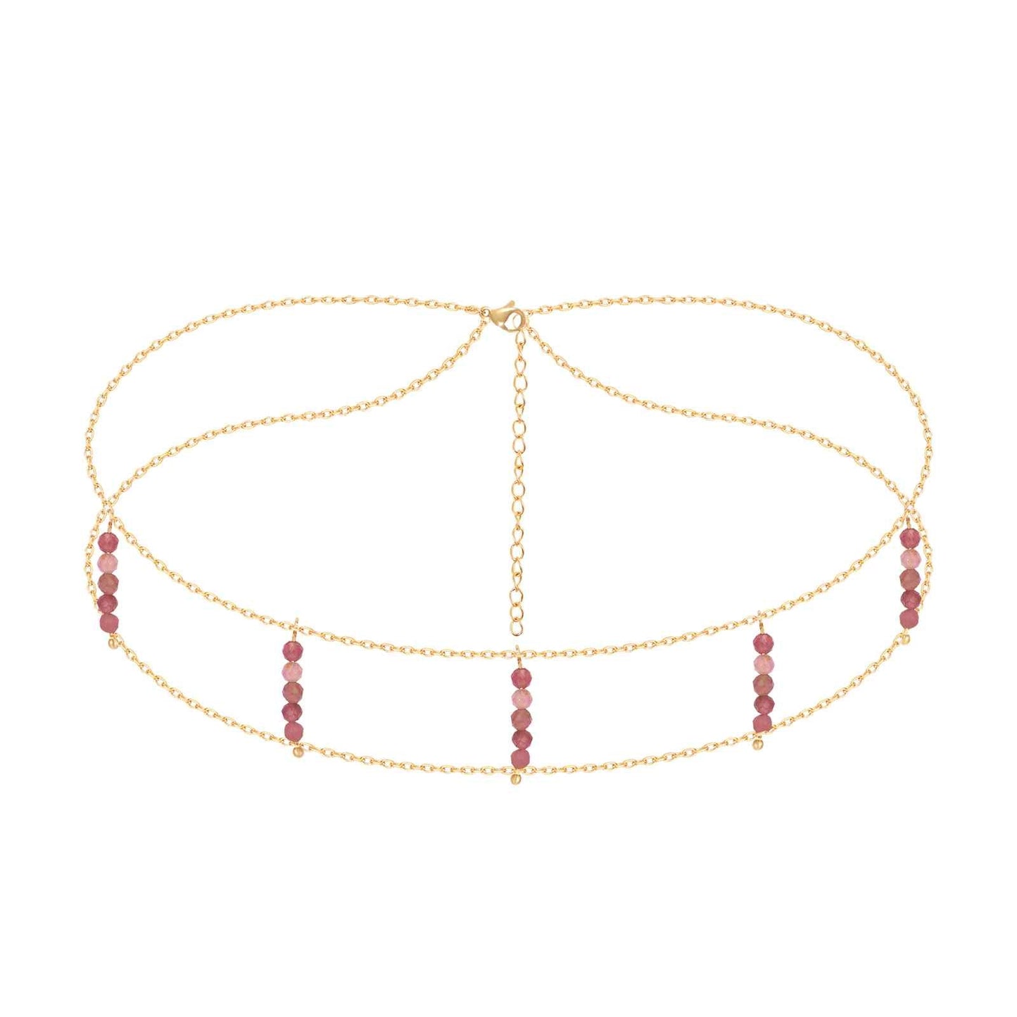 CHOKER AFRODITA TURMALINA ROSA