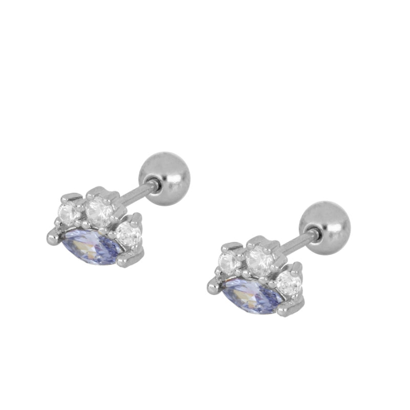 PIERCING CIELO PLATA