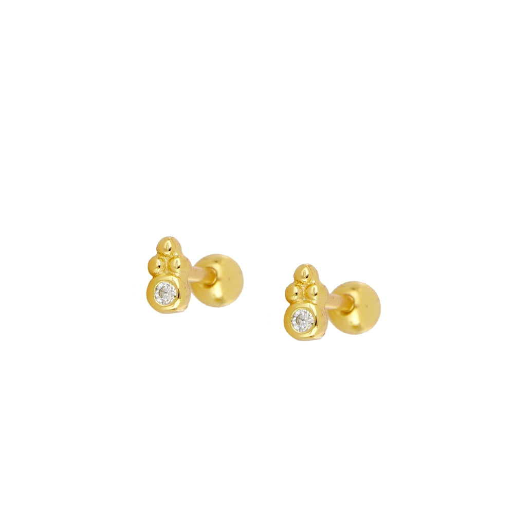 PIERCING ÁTOMO ORO
