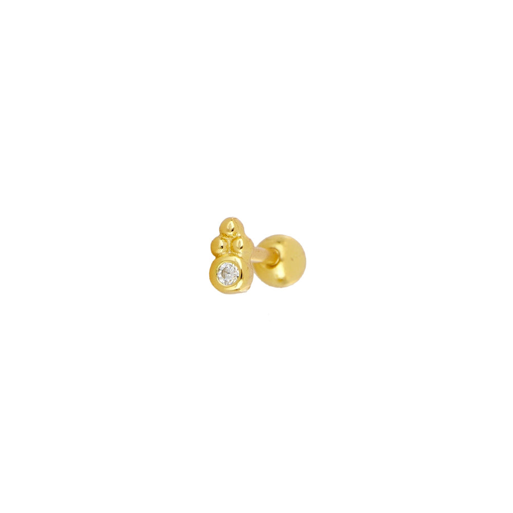 PIERCING ÁTOMO ORO