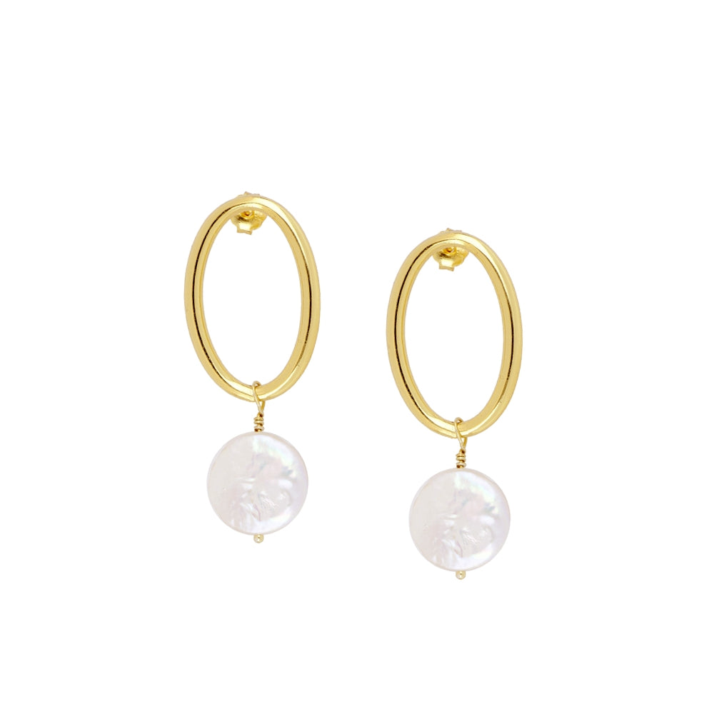 PENDIENTES NIEVE ORO