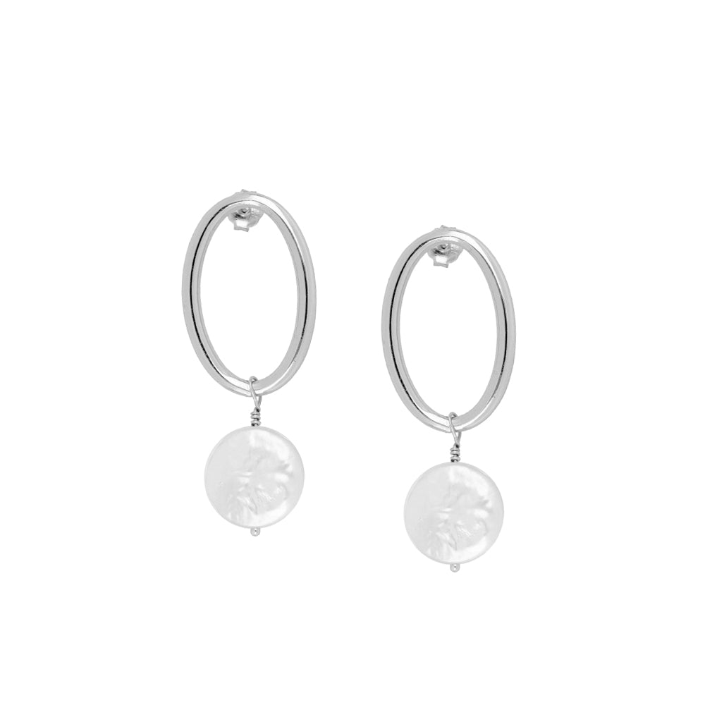 PENDIENTES NIEVE PLATA