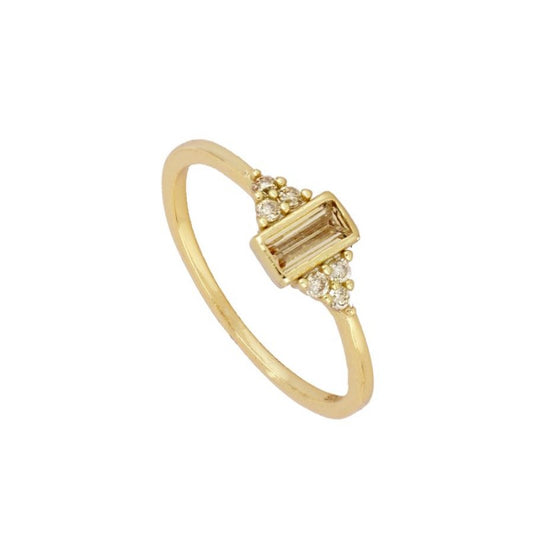 ANILLO ASTERIA CHAMPAGNE